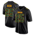 GB.Packers #25 Keisean Nixon Player Black Fashion Home Game Cooneas Stitched Jerseys