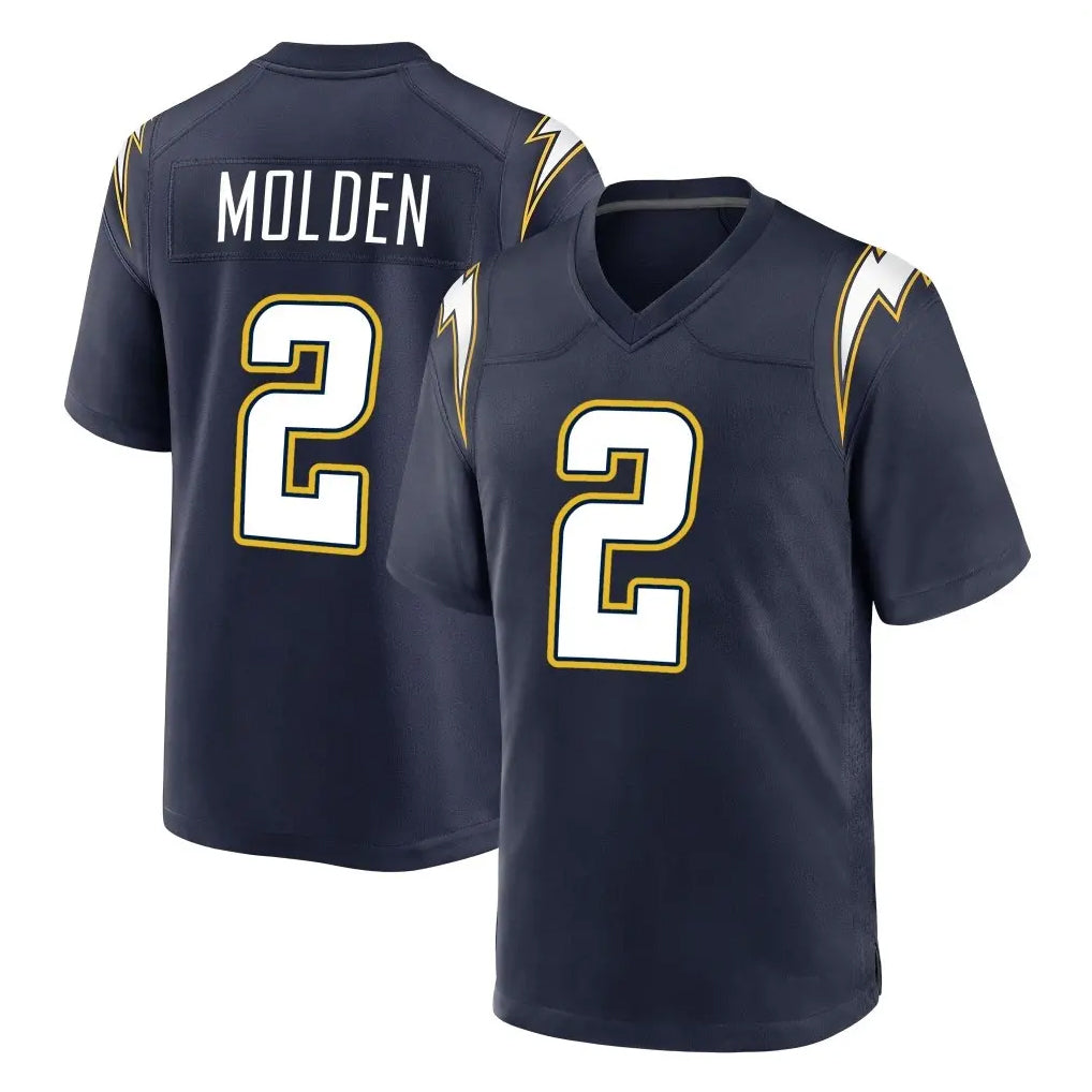 LA.Chargers #2 Elijah Molden Player Navy Alternate Home Game Stitched Jerseys