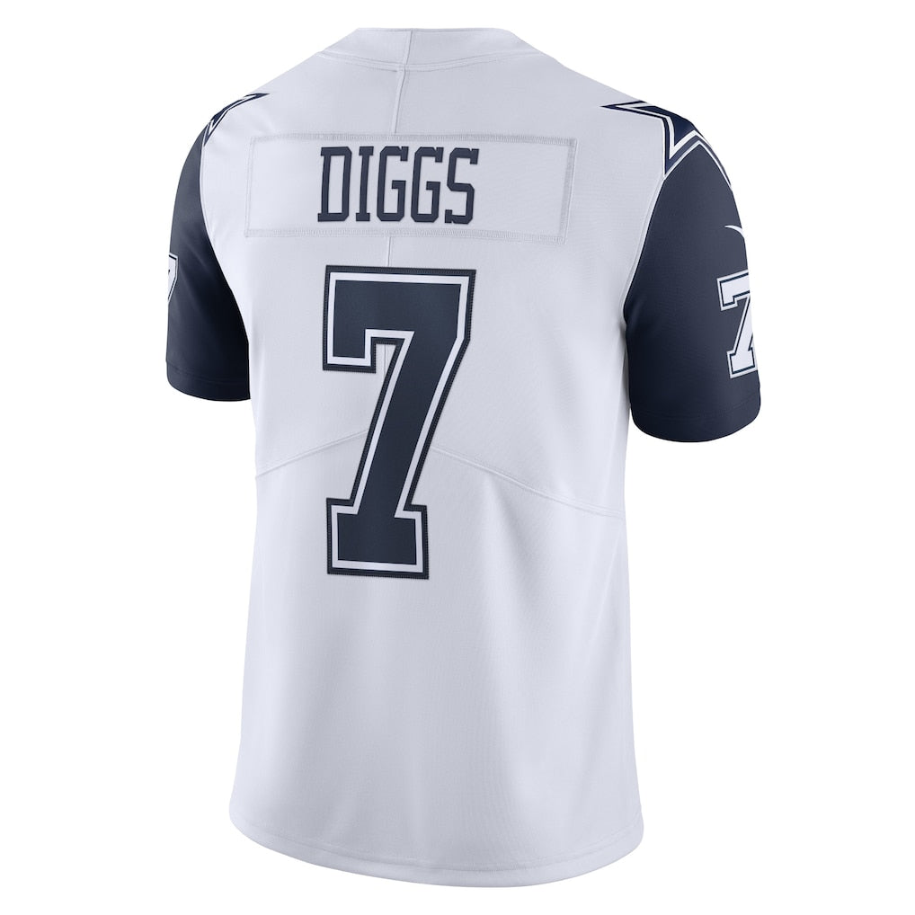 Cooneas D.Cowboys #7 Trevon Diggs White Alternate Vapor Limited Jersey