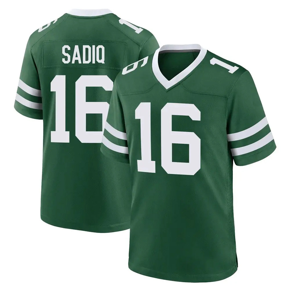 NY.Jets #16 Kenyon Sadiq Player Green Legacy Home Game Cooneas Stitched Jerseys