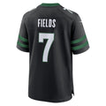 Cooneas NY.Jets #7 Justin Fields Stealth Black Game Jersey