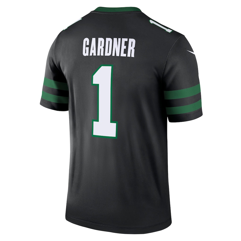 Cooneas NY.Jets #1 Ahmad Sauce Gardner Black Legend Player Performance Top Jersey