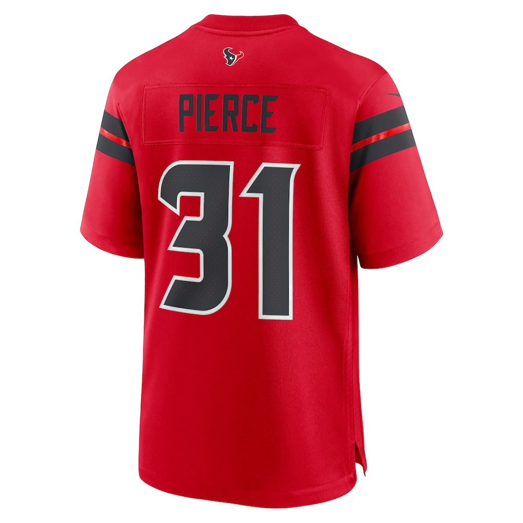 Cooneas H.Texans #31 Dameon Pierce Red Alternate Game Jersey