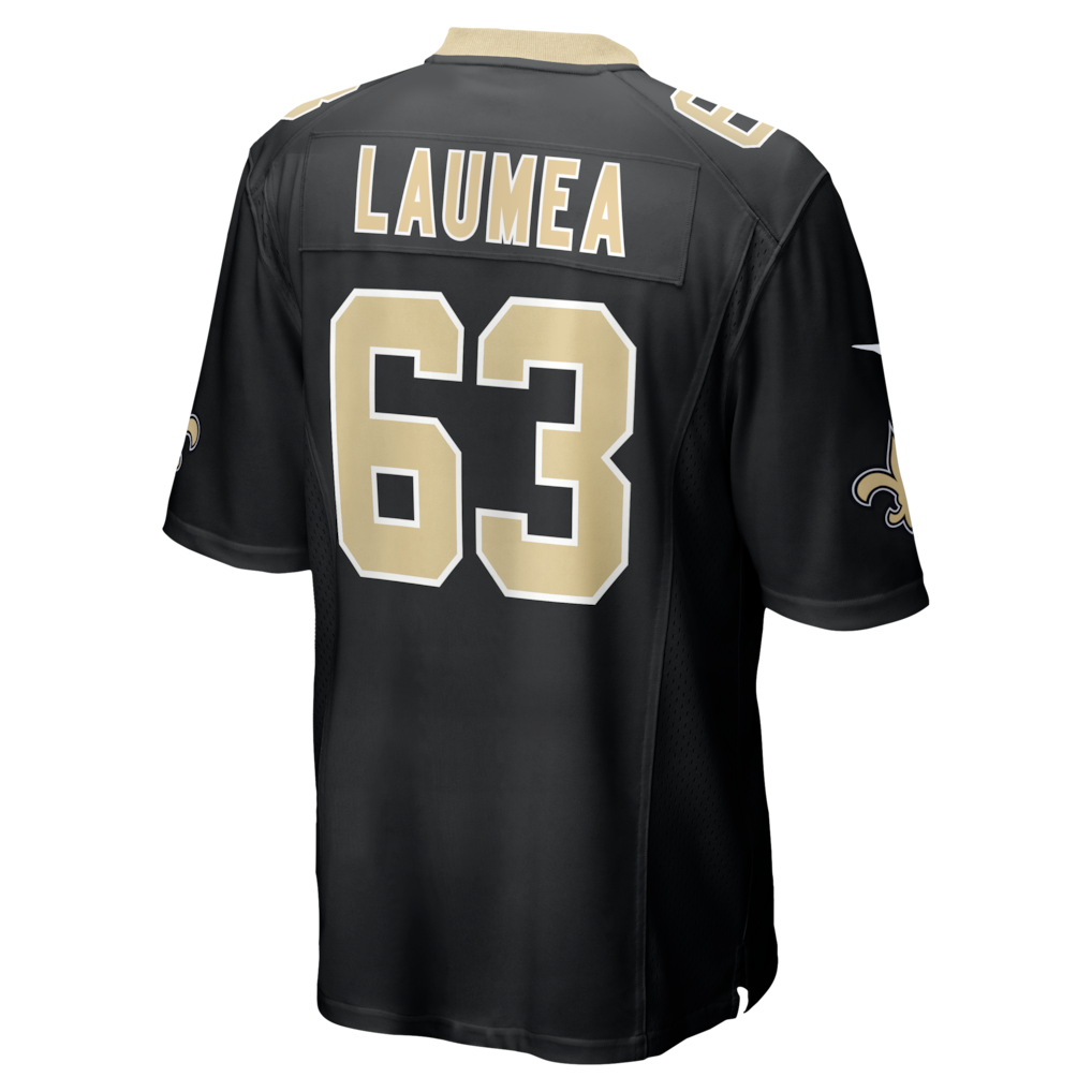 Cooneas NO.Saints #63 Sataoa Laumea Black Team Game Jersey