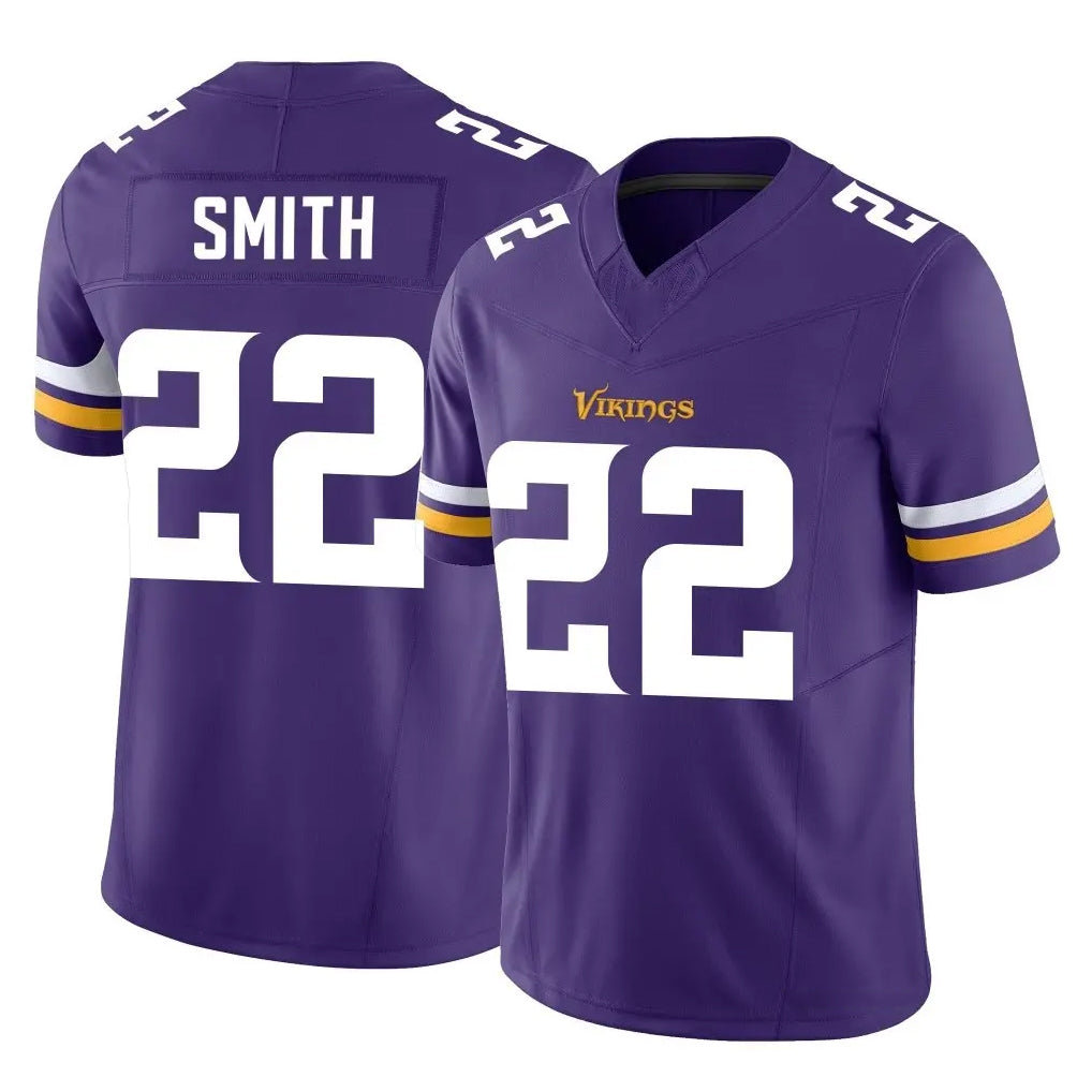MN.Vikings #22 Harrison Smith Player Purple Limited Vapor F.U.S.E. Home Game Cooneas Stitched Jerseys
