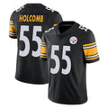 P.Steelers #55 Cole Holcomb Player Black Limited Vapor Untouchable Home Game Cooneas Stitched Jerseys