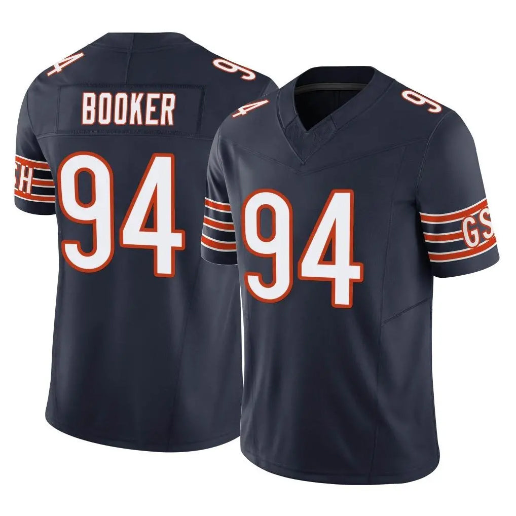 C.Bears #94 Austin Booker Player Navy Vapor F.U.S.E. Limited Home Game Cooneas Stitched Jerseys