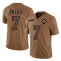 GB.Packers #7 Javon Bullard Player Brown Salute To Service Limited Cooneas Stitched Jerseys