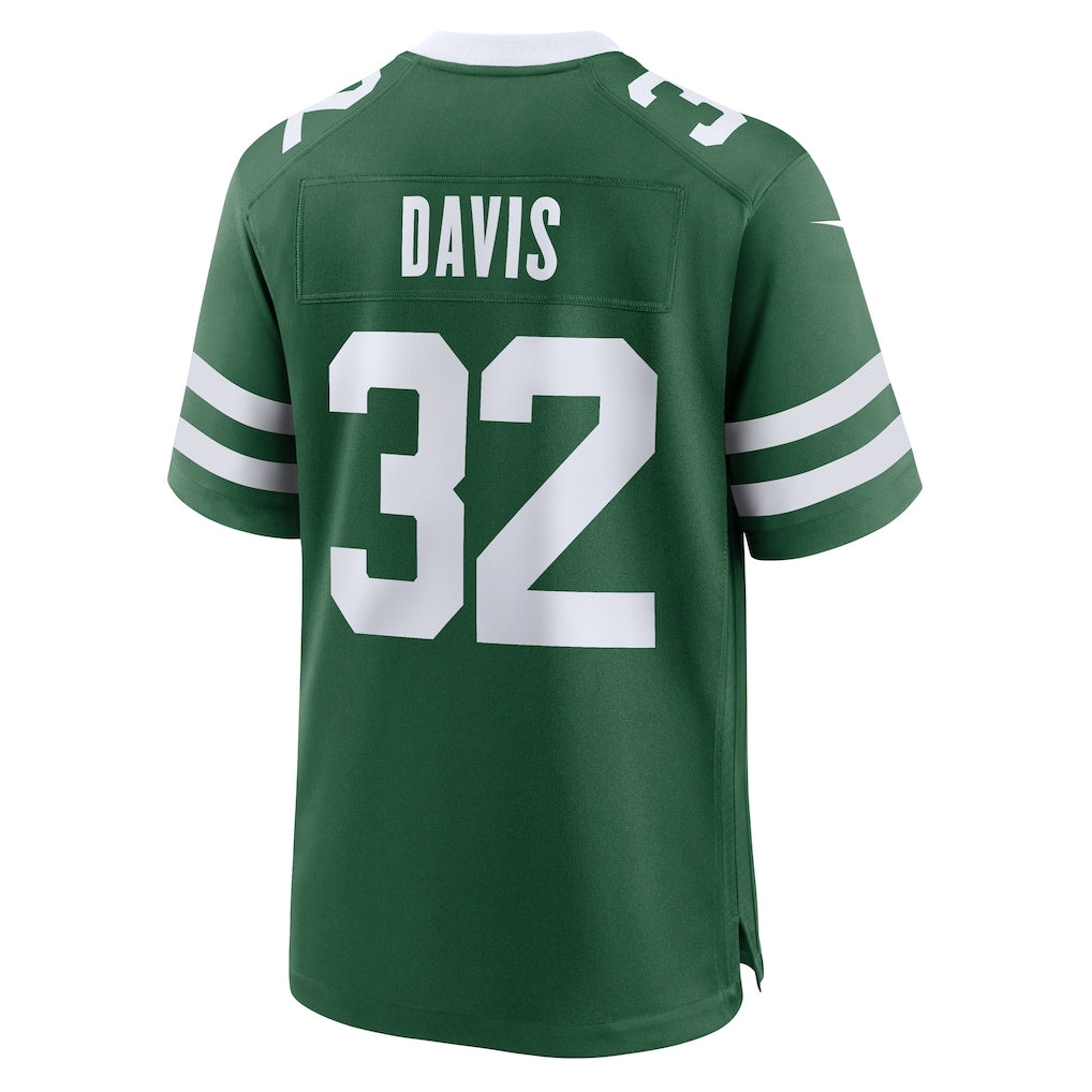 Cooneas NY.Jets #32 Isaiah Davis Legacy Green Team Game Jersey