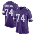 MN.Vikings #74 Donovan Jackson Player Purple Home Game Cooneas Stitched Jerseys