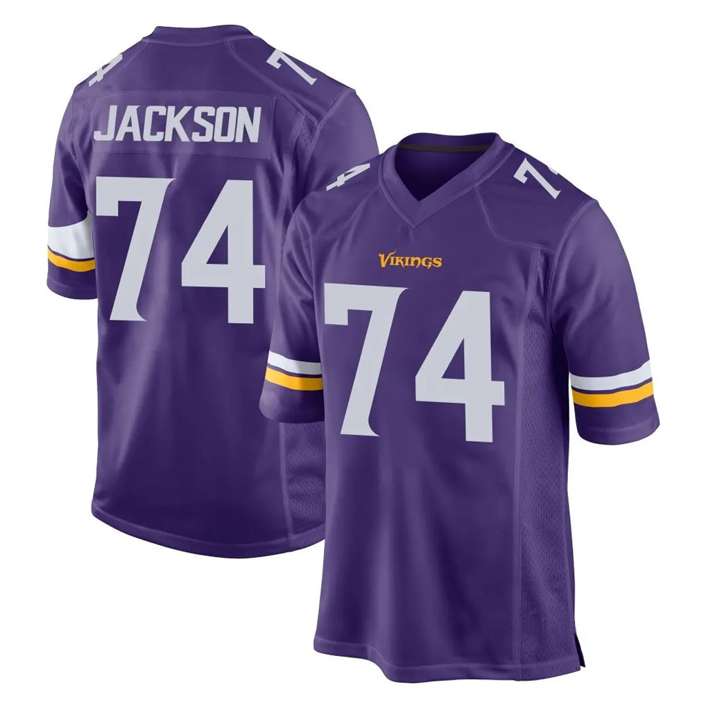 MN.Vikings #74 Donovan Jackson Player Purple Home Game Cooneas Stitched Jerseys