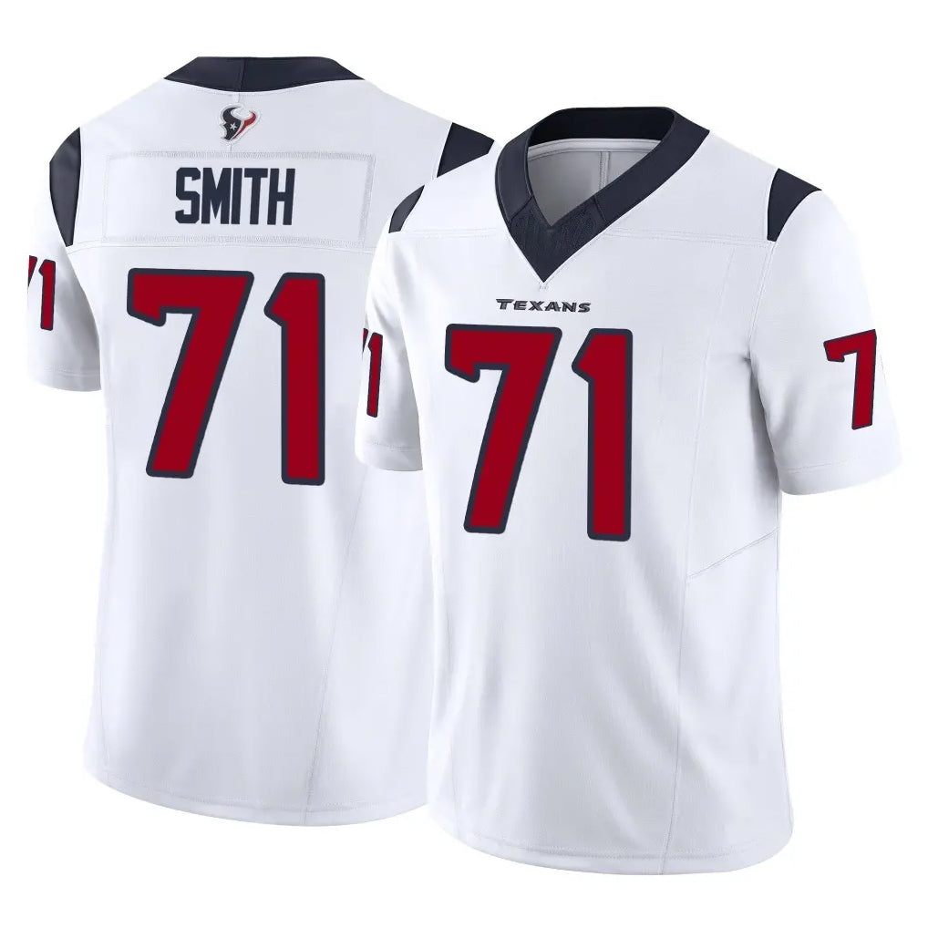 H.Texans #71 Braden Smith Player White Limited Vapor F.U.S.E. Home Game Cooneas Stitched Jerseys