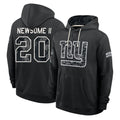 NY.Giants #20 Greg Newsome II Player 2026 Black Logo Pullover Hoodies Limited Game Cooneas Stitched Jerseys
