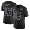 Cooneas D.Lions #16 Jared Goff Player Black Limited 2026 Salute to Service Home Game Stitched Jerseys