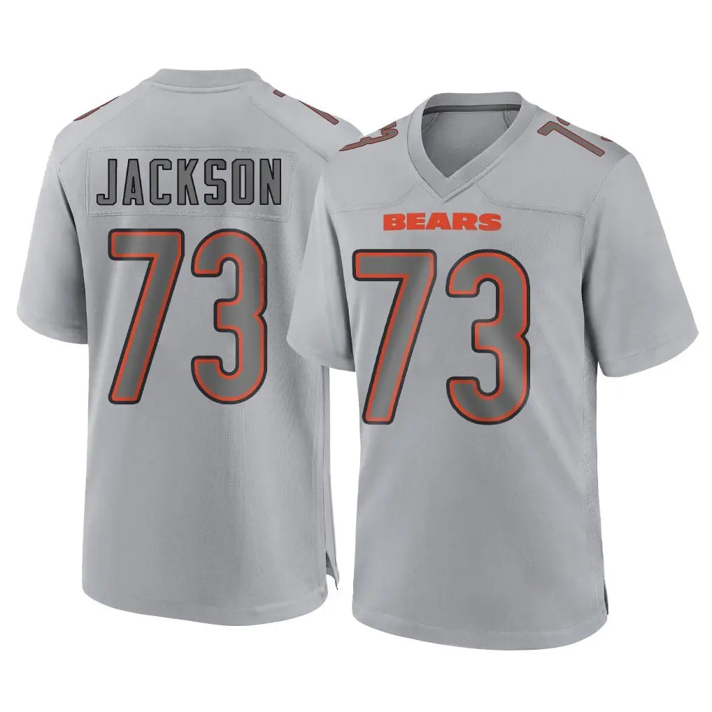 C.Bears #73 Jonah Jackson Player Gray Atmosphere Fashion Game Cooneas Stitched Jerseys