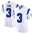 LA.Rams #3 Kam Curl Player White Limited Fearsome Vapor F.U.S.E. Home Game Cooneas Stitched Jerseys