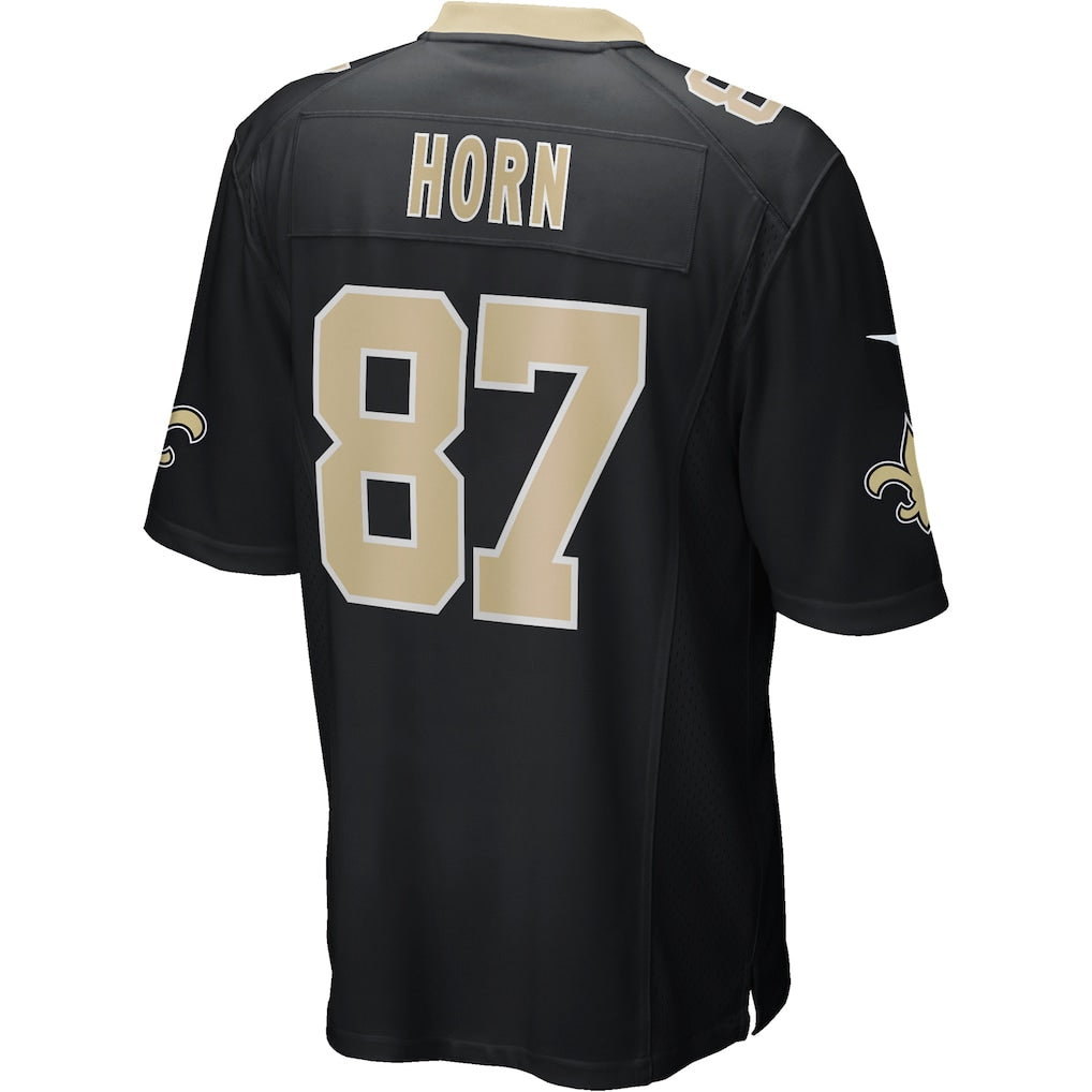 Cooneas NO.Saints #87 Joe Horn Black Game Retired Player Jersey