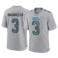 C.Panthers #3 Princely Umanmielen Player Gray Atmosphere Fashion Game Cooneas Stitched Jerseys