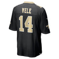 Cooneas NO.Saints #14 Devaughn Vele Black Team Game Jersey