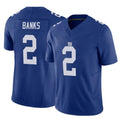 NY.Giants #2 Deonte Banks Player Royal Limited Vapor F.U.S.E. Home Game Cooneas Stitched Jerseys