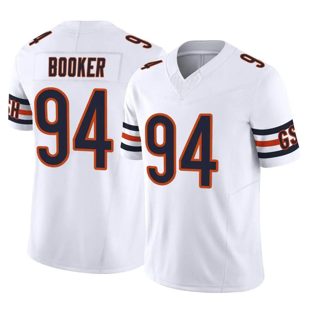 C.Bears #94 Austin Booker Player White Vapor F.U.S.E. Limited Home Game Cooneas Stitched Jerseys