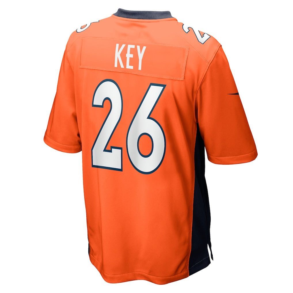 Cooneas D.Broncos #26 Devon Key Orange player Game Jersey