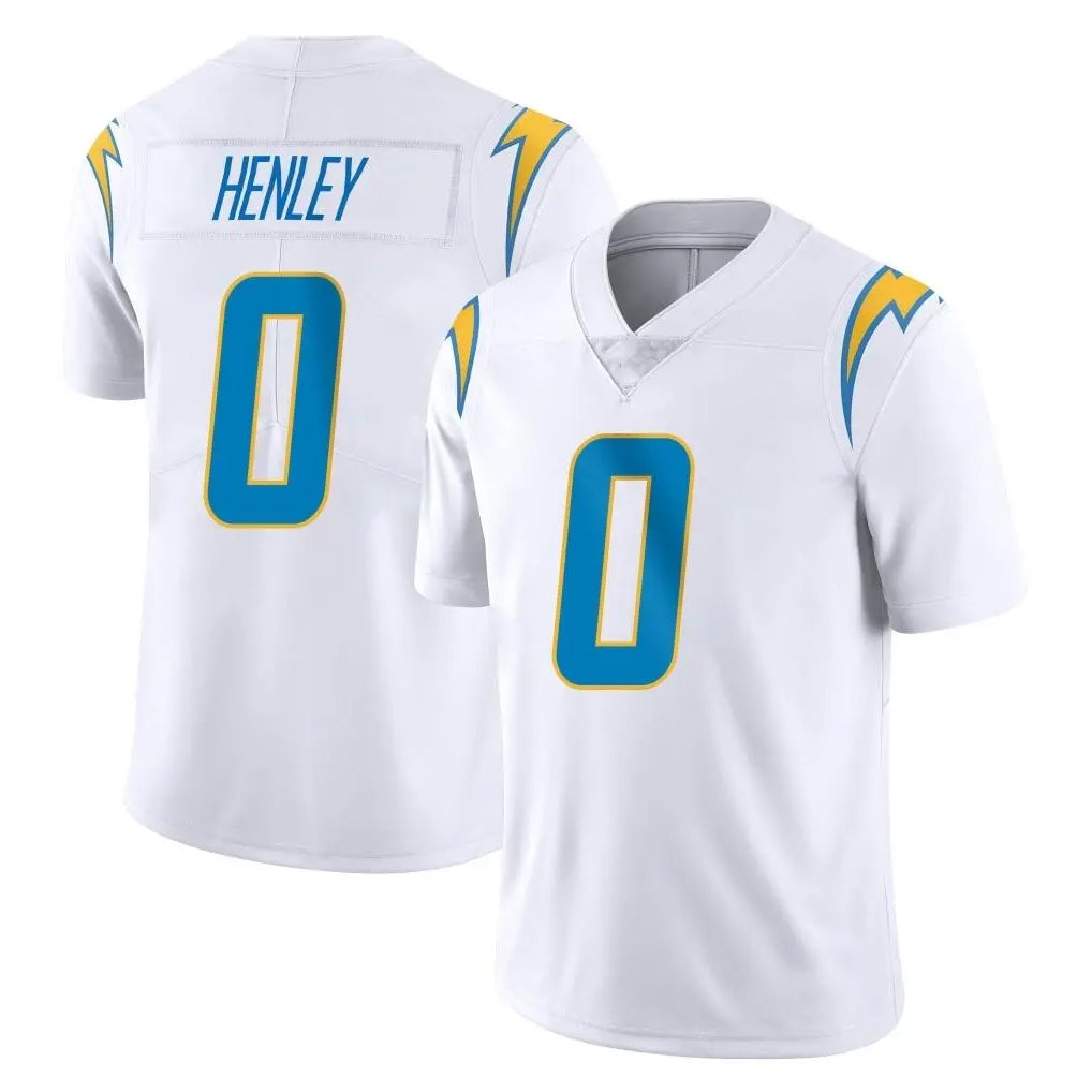 LA.Chargers #0 Daiyan Henley Player White Limited Vapor Untouchable Home Game Stitched Jerseys