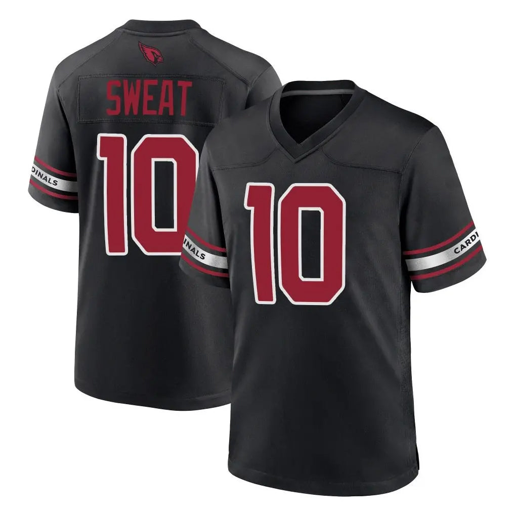 A.Cardinals #10 Josh Sweat Player Black Alternate Game Cooneas Stitched Jerseys