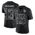MN.Vikings #16 Will Reichard Player Black Limited 2026 Salute to Service Home Game Cooneas Stitched Jerseys