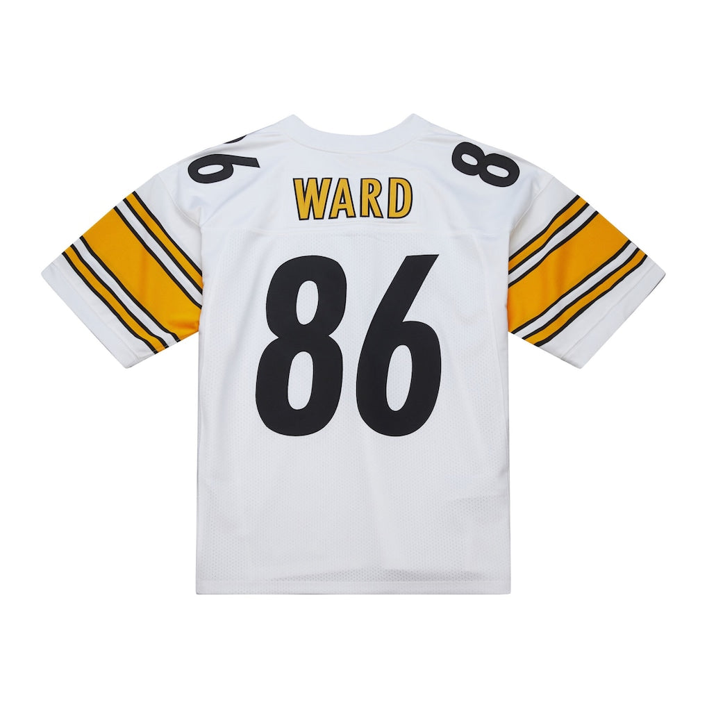 Cooneas P.Steelers #86 Hines Ward Mitchell & Ness White 2005 Authentic Throwback Retired Player Jersey
