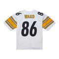 Cooneas P.Steelers #86 Hines Ward Mitchell & Ness White 2005 Authentic Throwback Retired Player Jersey