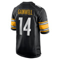Cooneas P.Steelers #14 Kenneth Gainwell Black Team Game Jersey